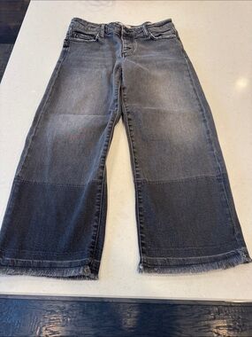 Zadig & Voltaire Women's Wide-Leg Washed Grey Jeans capris cropped